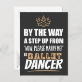 Ballet Dancer is de Ultimate in Appeal. Leuk cadea Briefkaart (Voorkant / Achterkant)