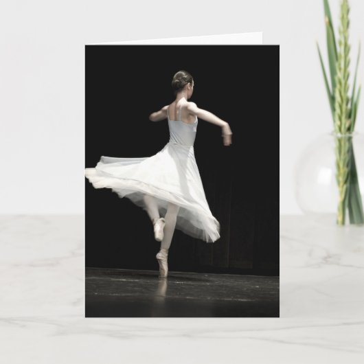 Ballet Dancer Kaart (Voorkant)