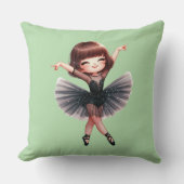 Ballet Dancer Kussen (Voorkant)
