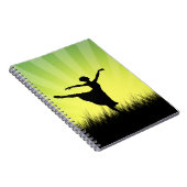 Ballet Dancer-laptop Notitieboek (Rechterzijde)