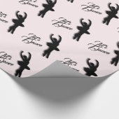 Ballet Dancer Let's Dance Pink Cadeaupapier (Hoek)