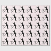 Ballet Dancer Let's Dance Pink Cadeaupapier (Vlak)
