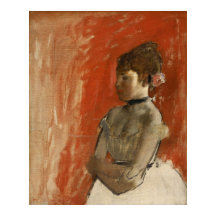 Ballet Dancer met wapens die door Edgar Degas zijn