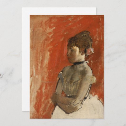 Ballet Dancer met wapens | Edgar Degas (Voorkant / Achterkant)