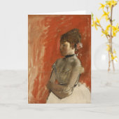 Ballet Dancer met wapens | Edgar Degas Kaart (Gele Bloem)