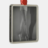 Ballet Dancer Metalen Ornament (Rechts)