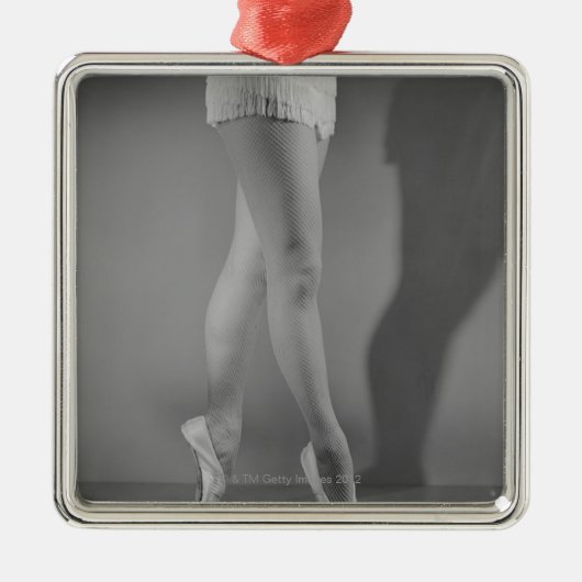Ballet Dancer Metalen Ornament (Voorkant)