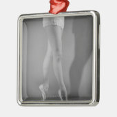Ballet Dancer Metalen Ornament (Links)