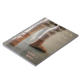 BALLET DANCER NOTEBOOK. PERSOONLIJKE GROTE DANKERS NOTITIEBOEK (Linkerzijde)
