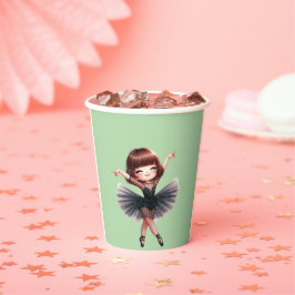 Ballet Dancer Papieren Bekers