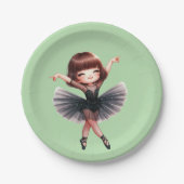 Ballet Dancer Papieren Bordje (Voorkant)