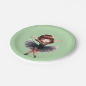 Ballet Dancer Papieren Bordje (Gekanteld)