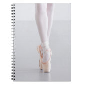 Ballet Dancer Pointe Shoes Roze Slippers Notitieboek (Voorkant)