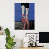 Ballet Dancer Poster (Thuiskantoor)