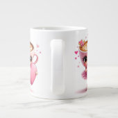 Ballet Dancer Quote Coffee Mug Grote Koffiekop (Achterkant)