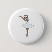 Ballet Dancer Ronde Button 5,7 Cm (Voorkant)