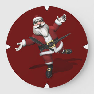 Ballet Dancer Santa Claus Grote Klok