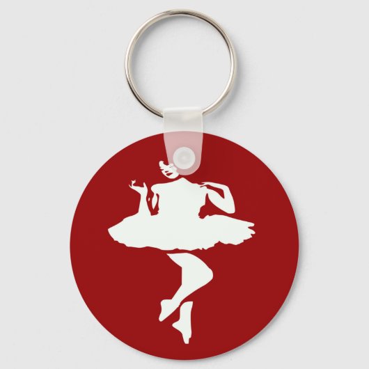 Ballet Dancer Sleutelhanger (Voorkant)