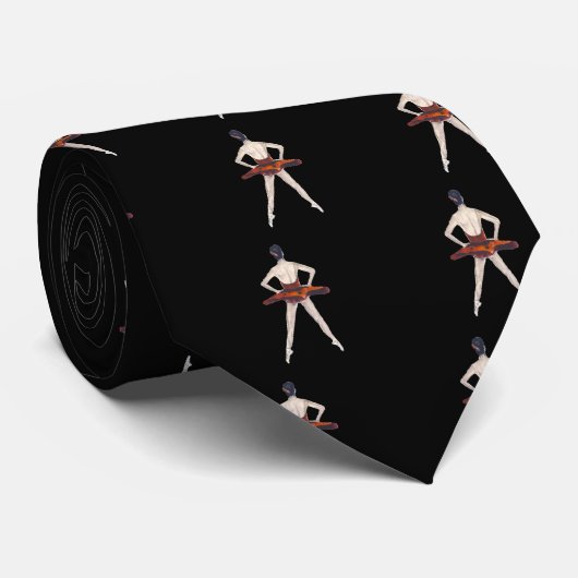 Ballet Dancer Stropdas (Opgerold)