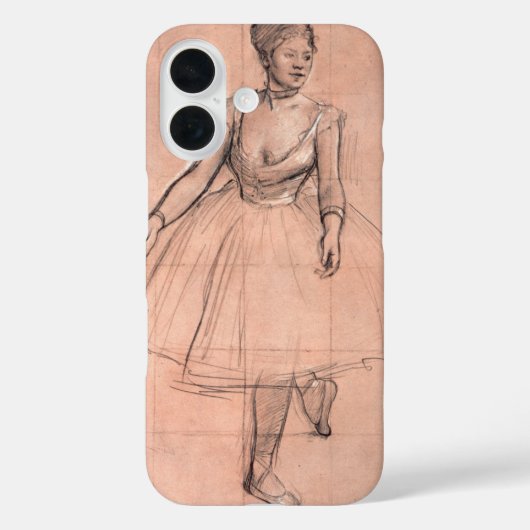 Ballet Dancer (studie) van Edgar Degas,  kunst Case-Mate iPhone Case (Achterkant)