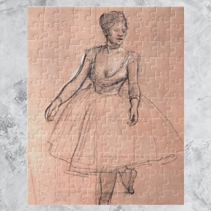 Ballet Dancer (studie) van Edgar Degas,  kunst Legpuzzel