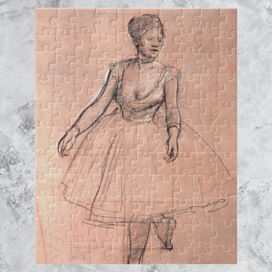 Ballet Dancer (studie) van Edgar Degas,  kunst Legpuzzel