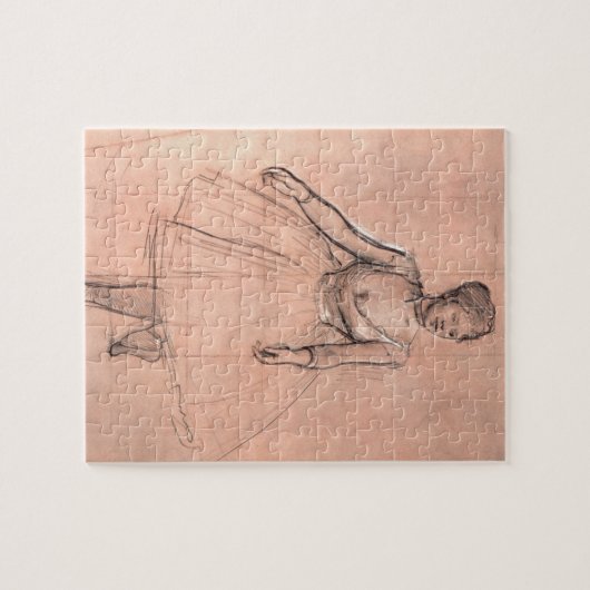 Ballet Dancer (studie) van Edgar Degas, kunst Legpuzzel (Horizontaal)