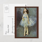 Ballet Dancer van Pierre-Auguste Renoir Briefkaart (Voorkant / Achterkant)