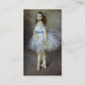 Ballet Dancer van Pierre Auguste Renoir Visitekaartje (Achterkant)