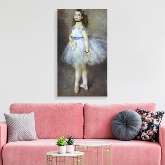 Ballet Dancer van Pierre Renoir, Kunst Canvas Afdruk (Insitu (Woonkamer))