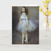 Ballet Dancer van Pierre Renoir,  Kunst Kaart (Gele Bloem)