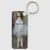 Ballet Dancer van Pierre Renoir, Kunst Sleutelhanger (Achterkant)
