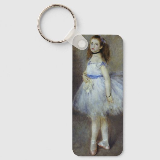Ballet Dancer van Pierre Renoir, Kunst Sleutelhanger (Voorkant)