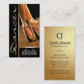 BALLET DANCER VISITEKAARTJE (Voorkant / Achterkant)