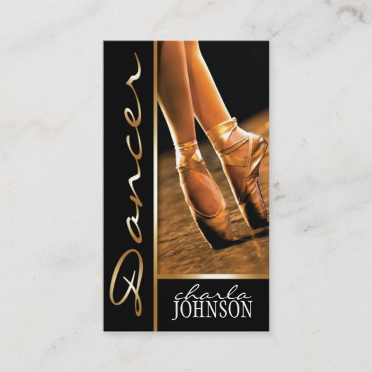 BALLET DANCER VISITEKAARTJE (Voorkant)