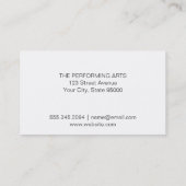 Ballet Dancer Visitekaartje (Achterkant)