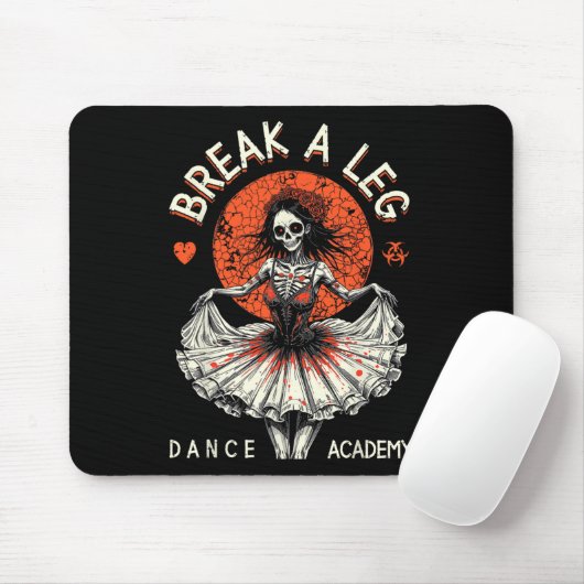 Ballet Dancer Zombie Ballerina Dance Academy Grapp Muismat (Met muis)