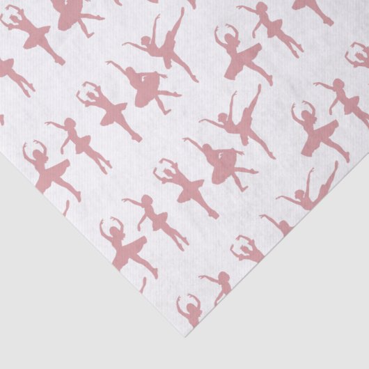 Ballet Dancers Ballerina Patterned Tissuepapier (Detail)