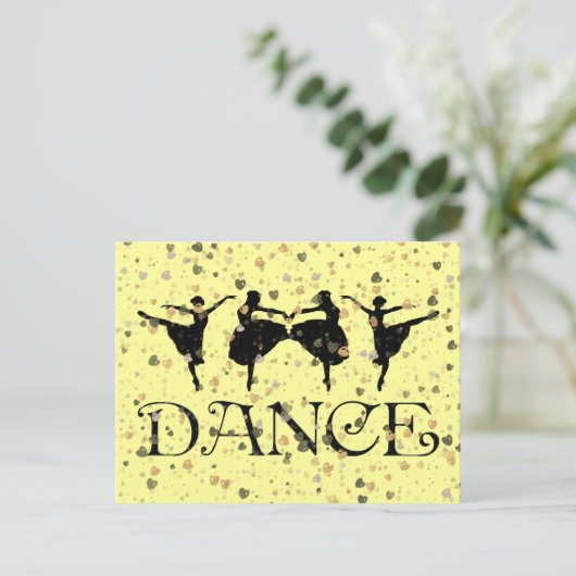 BALLET DANCERS BRIEFKAART (Staand voorkant)