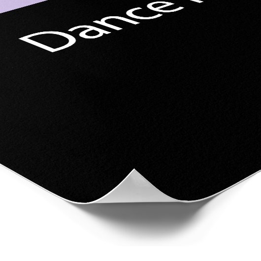 Ballet Dancers citeren hedendaags Poster (Hoek)