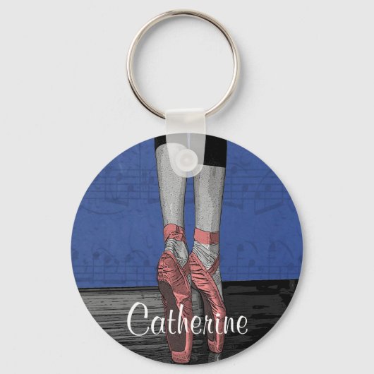 Ballet Dancers Dance Shoes Sleutelhanger Dancer Gi (Voorkant)
