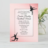 Ballet Dancers Weddenschap Kaart (Staand voorkant)