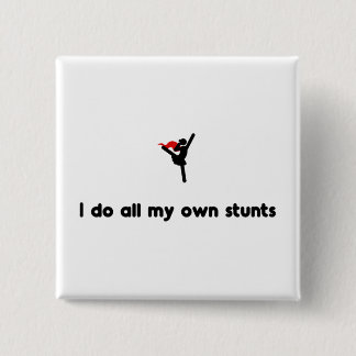 Ballet Dancing Hero Vierkante Button 5,1 Cm
