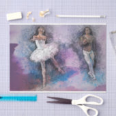 Ballet Dans 22-decoupage van kunstwerk Tissuepapier (Craft)