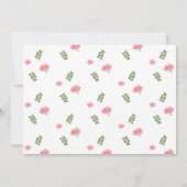 Ballet Dans & Draai Roze Ballerina Foto Verjaardag Kaart (Achterkant)