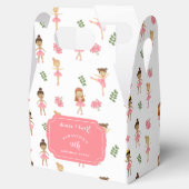 Ballet Dans & Draai Roze Ballerina Verjaardag Bedankdoosjes (Geopend)