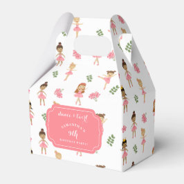 Ballet Dans & Draai Roze Ballerina Verjaardag Bedankdoosjes