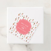 Ballet Dans & Draai Roze Ballerina Verjaardag Bedankjes Labels (In situ)