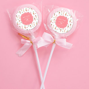 Ballet Dans & Draai Roze Ballerina Verjaardag Ronde Sticker