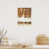 Ballet Dans on Stage Ballerinas Poster (Keuken)